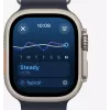 Smartwatch Apple Watch Ultra 2 GPS + Cellular 49 mm titanium behuizing naturel met Tan Alpine Loop, medium