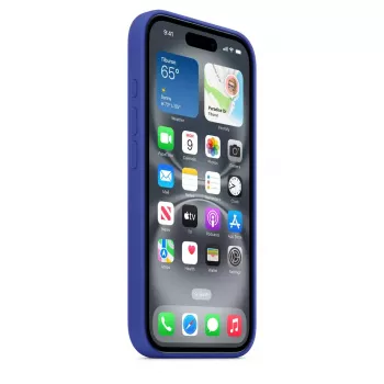 APPLE Apple siliconen Case met MagSafe iPhone 16 ultramarijn