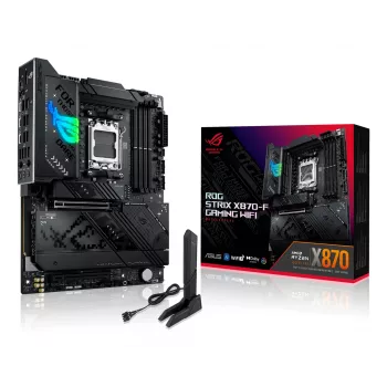 Moederbord ASUS ROG STRIX X870-F GAMING WIFI — AMD X870, socket AM5, ATX, DDR5, 4x DIMM, Wi‑Fi 7, BT 5.4