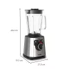 Tefal Perfectmix+ BL871D 1,5 L blender 1200 W roestvrijstaal, grijs