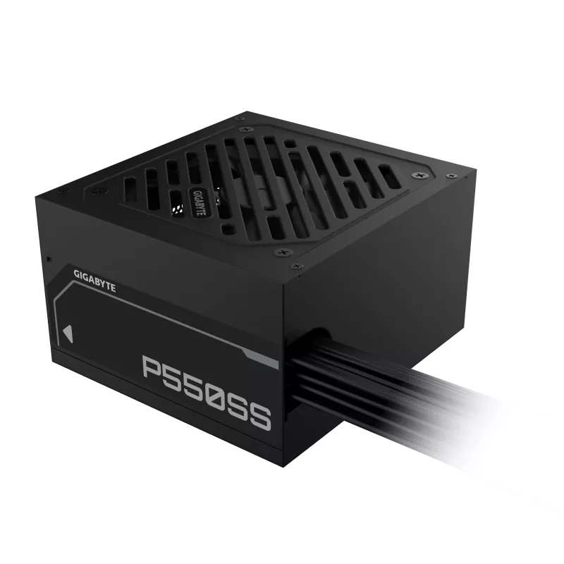 GIGABYTE P550SS voeding - PCIe 5.0, 80 PLUS Silver, 120mm ventilator, ATX 3.0 compatibel, EU-stekker