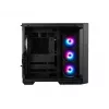 PC-behuizing MSI MAG PANO 100R PZ Midi-Tower zwart, gehard glas, ondersteunt ATX/microATX, 482×290×519 mm