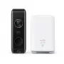 Eufy E8213 draadloze videodeurbel 2K met HomeBase, op batterij, zwart/wit