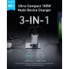 Oplader voor mobiele apparaten Anker A2688341 universeel zwart AC binnen 110–240 V 1 USB 2.0 2 USB-C