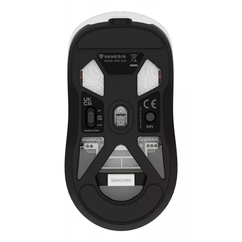 GENESIS Zircon 660 muis gaming rechtshandig RF draadloos + Bluetooth + USB Type-A optisch 12000 DPI