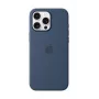 Apple siliconenhoes met MagSafe voor iPhone 16 Pro Max denim