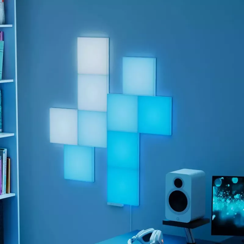 Add-on-kit panelen Nanoleaf Blocks N8100E00-2BS — 2 modulaire LED-lichtpanelen, 16 mln. kleuren
