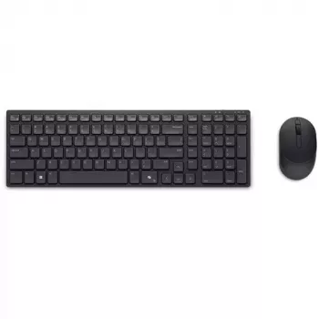 DELL KM555 stille toetsenbord muis meegeleverd universeel RF draadloos + Bluetooth QWERTY US International zwart