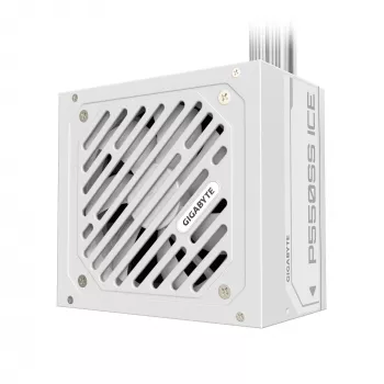 GIGABYTE P550SS ICE voeding - PCIe 5.0, 80 PLUS Silver, 120mm ventilator, ATX 3.0 compatibel, EU-stekker