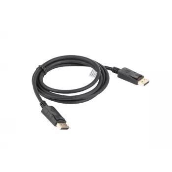 LANBERG DisplayPort M/M-kabel 19 Pin V1.2 4k 1,8 m zwart
