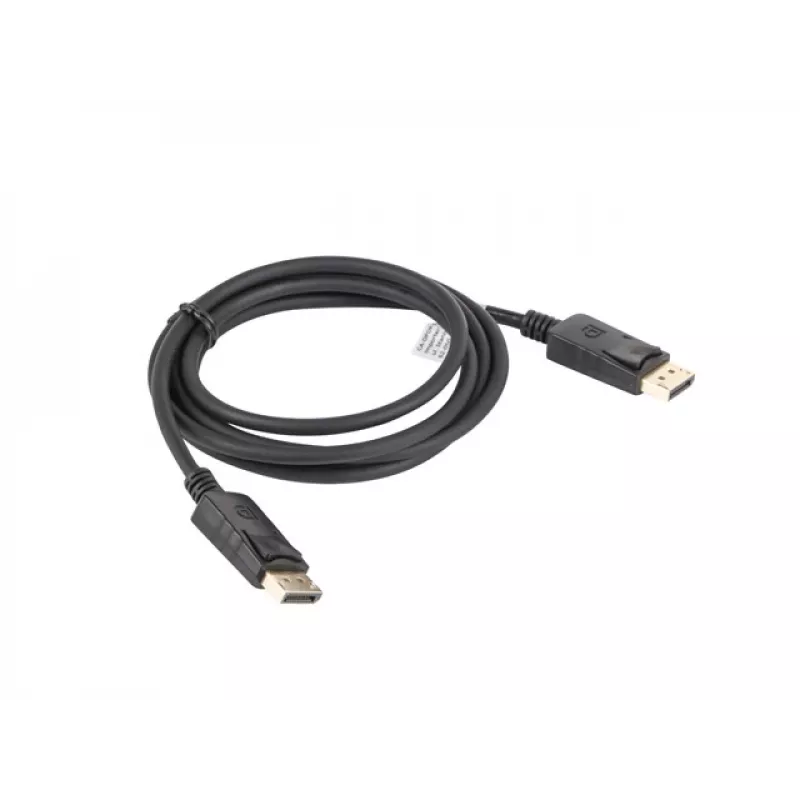 LANBERG DisplayPort M/M-kabel 19 Pin V1.2 4k 1,8 m zwart