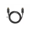 LANBERG DisplayPort M/M-kabel 19 Pin V1.2 4k 1,8 m zwart