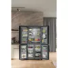 Whirlpool WQ9I FO2BX EF side-by-side-koelkast vrijstaand 592 L zwart