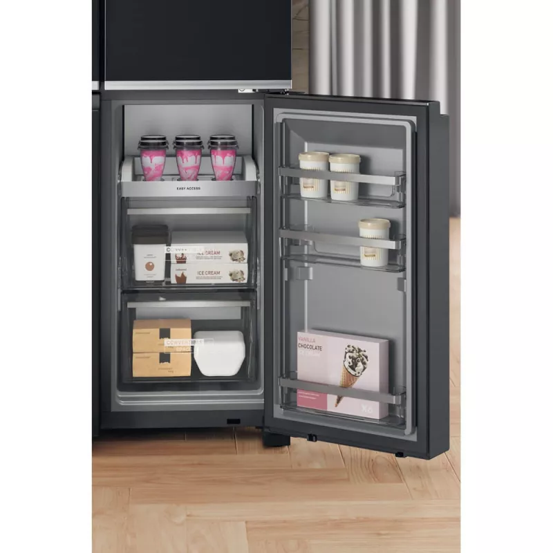 Whirlpool WQ9I FO2BX EF side-by-side-koelkast vrijstaand 592 L zwart