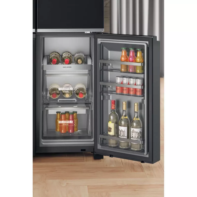 Whirlpool WQ9I FO2BX EF side-by-side-koelkast vrijstaand 592 L zwart
