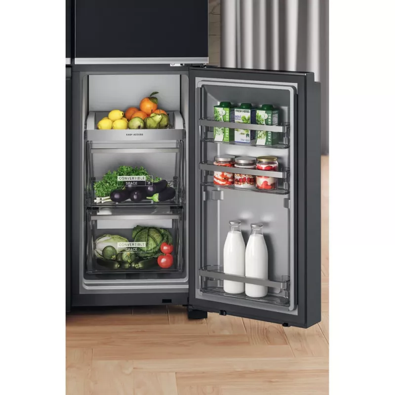 Whirlpool WQ9I FO2BX EF side-by-side-koelkast vrijstaand 592 L zwart