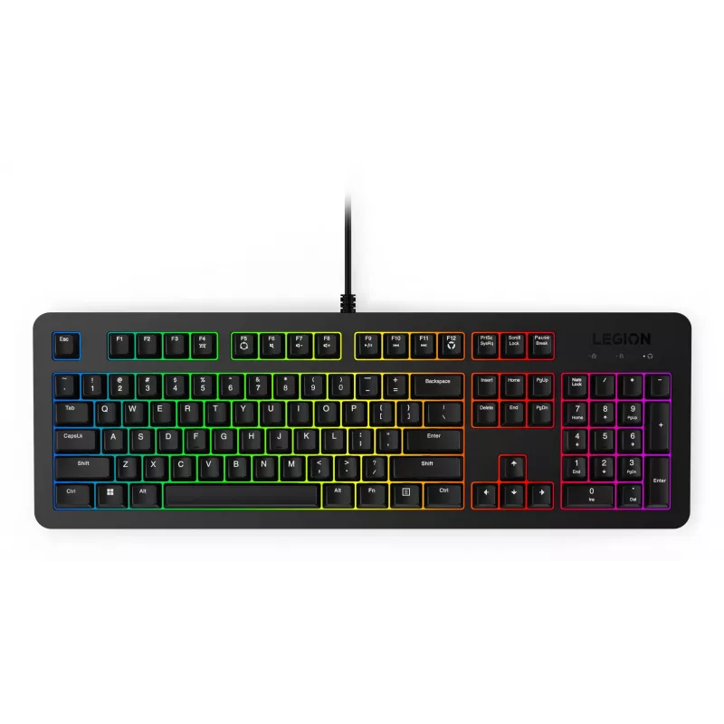 Lenovo GX31N91913 toetsenbord muis inclusief gaming USB US Engels zwart