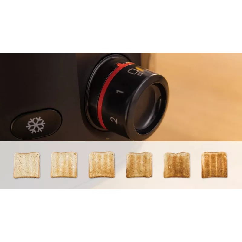 Bosch TAT2M123 toaster 6 2 sneetjes 950 W zwart