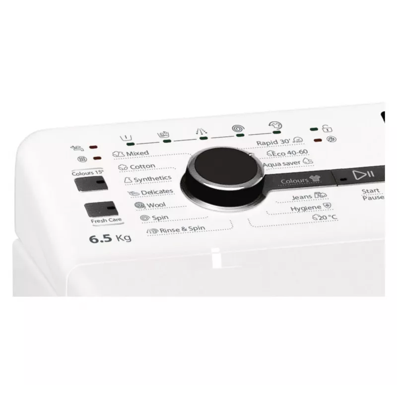 Whirlpool TDLRB 65242BS EU/N wasmachine bovenlader 6,5 kg 1151 t/min wit