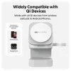 Targus HJ3320WHGL mobiele oplader koptelefoon, smartphone, smartwatch wit USB draadloos laden snellaadfunctie binnen
