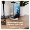 Targus HJ3320WHGL mobiele oplader koptelefoon, smartphone, smartwatch wit USB draadloos laden snellaadfunctie binnen