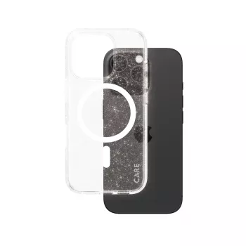 PanzerGlass CARE™ by ® Urban Combat Case Star Lit met witte MagSafe iPhone 16 Pro