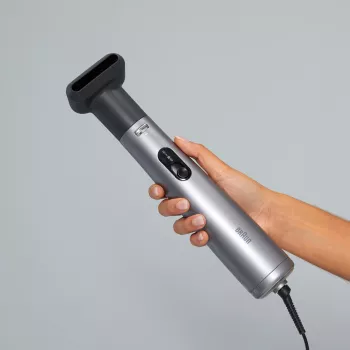 Heteluchtborstel BRAUN AS 4.3 zwart zilver — 1000 W, 2,2 m kabel
