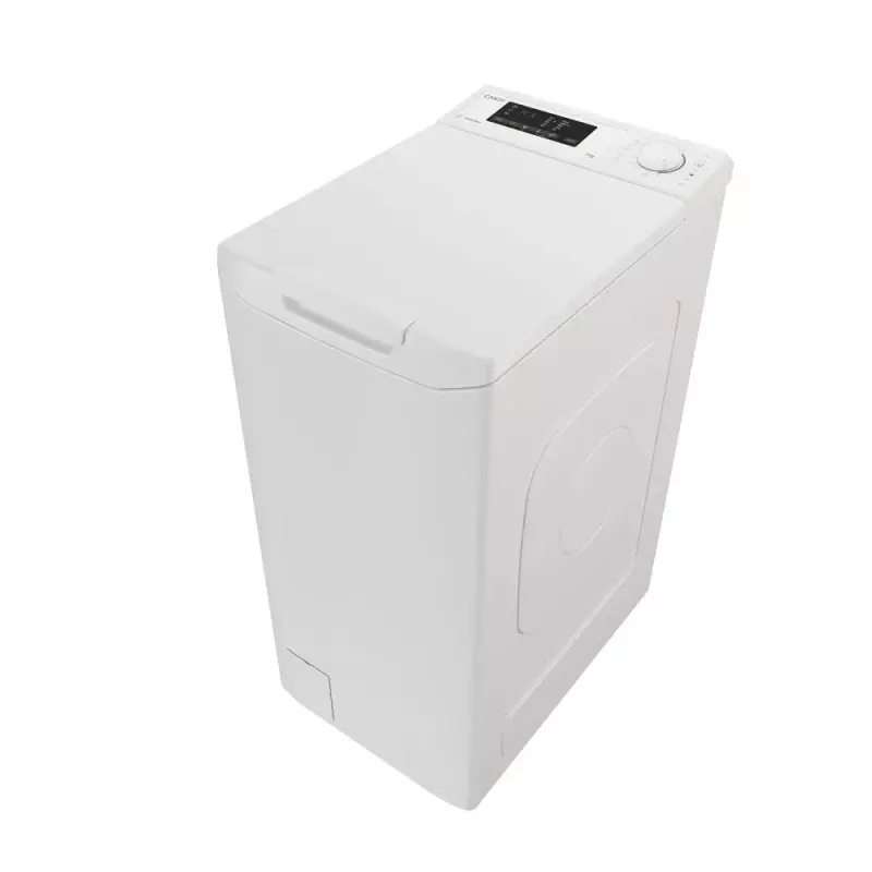 Wasmachine CANDY TCA273D3-S bovenlader 7 kg, 1200 t/min, energieklasse C, wit
