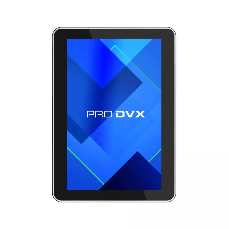 ProDVX IPPC-10SLB paneel-pc, 10,1 inch touchscreen, 1280 x 800, 500 cd/m², Windows 10 IoT LTSC, VESA 75x75, zwart