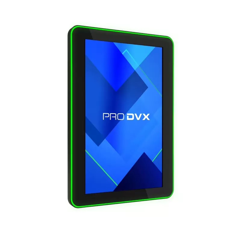 ProDVX IPPC-10SLB paneel-pc, 10,1 inch touchscreen, 1280 x 800, 500 cd/m², Windows 10 IoT LTSC, VESA 75x75, zwart