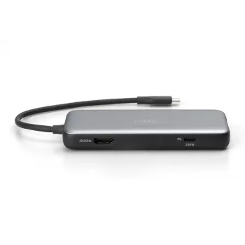 DIGITUS USB-C dockingstation, 7-poorts - HDMI / 2x USB-A 3.2 Gen 2 / GbE / SD / MicroSD - 100W USB Power Delivery