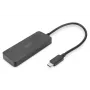 DIGITUS USB-C - 3x DP MST videohub DP 1.4. 4K/60Hz