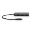 Digitus DS-45334 3-poorts MST-videohub, USB-C naar 3x DisplayPort, zwart