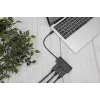 Digitus DS-45334 3-poorts MST-videohub, USB-C naar 3x DisplayPort, zwart
