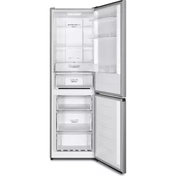 Gorenje koel-vriescombinatie N619EAXL4 SI, 304 L, No Frost (koelgedeelte), SN-N, 6 kg/24u, E, grijs
