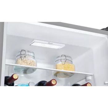 Gorenje koel-vriescombinatie N619EAXL4 SI, 304 L, No Frost (koelgedeelte), SN-N, 6 kg/24u, E, grijs