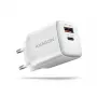 Oplader voor mobiele apparaten Axagon ACU-PQ20W universeel wit