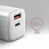 Oplader voor mobiele apparaten Axagon ACU-PQ20W universeel wit