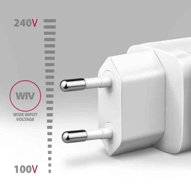 Oplader voor mobiele apparaten Axagon ACU-PQ20W universeel wit
