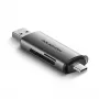 Axagon CRE-SAC SuperSpeed USB-C+USB-A kaartlezer 5 Gbit/s