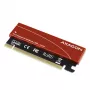 Axagon PCEM2-S PCIe x16 - M.2 NVMe M-Key-slot-adapter, met passieve aluminium koelvin