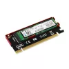 Axagon PCEM2-S PCIe x16 - M.2 NVMe M-Key-slot-adapter, met passieve aluminium koelvin