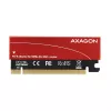 Axagon PCEM2-S PCIe x16 - M.2 NVMe M-Key-slot-adapter, met passieve aluminium koelvin