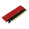Axagon PCEM2-S PCIe x16 - M.2 NVMe M-Key-slot-adapter, met passieve aluminium koelvin