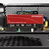 Axagon PCEM2-S PCIe x16 - M.2 NVMe M-Key-slot-adapter, met passieve aluminium koelvin
