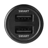 Axagon PWC-5V5 SMART auto-oplader 24W, 2x USB-A-poort, 5V/2,4A + 5V/2,4A