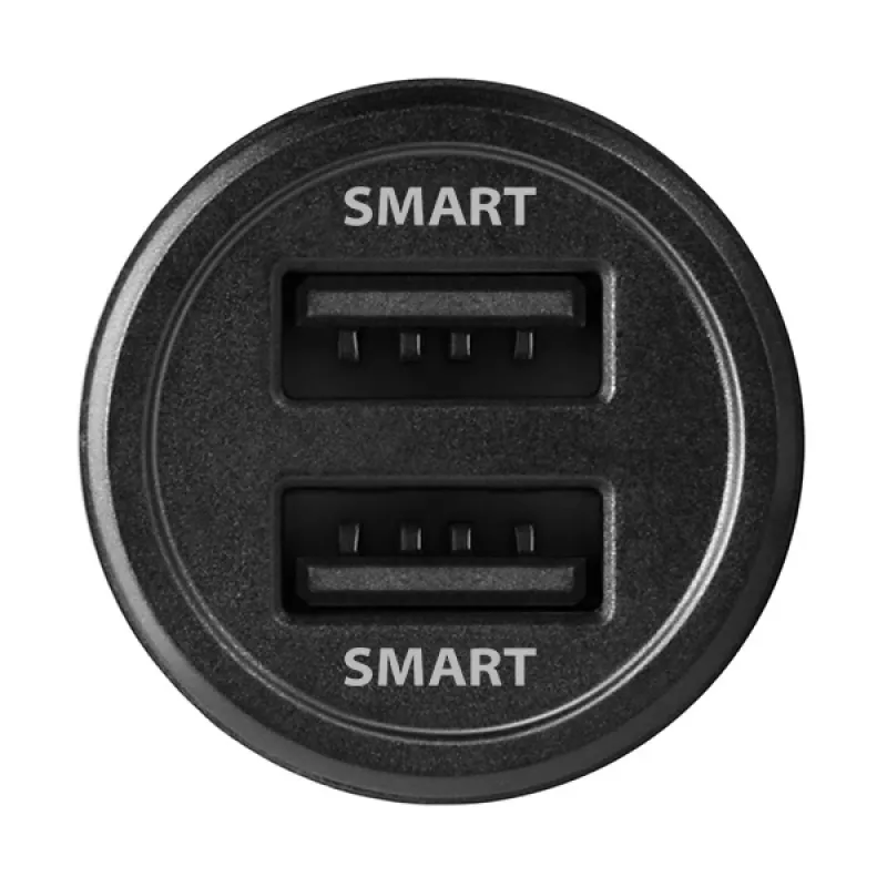 Axagon PWC-5V5 SMART auto-oplader 24W, 2x USB-A-poort, 5V/2,4A + 5V/2,4A