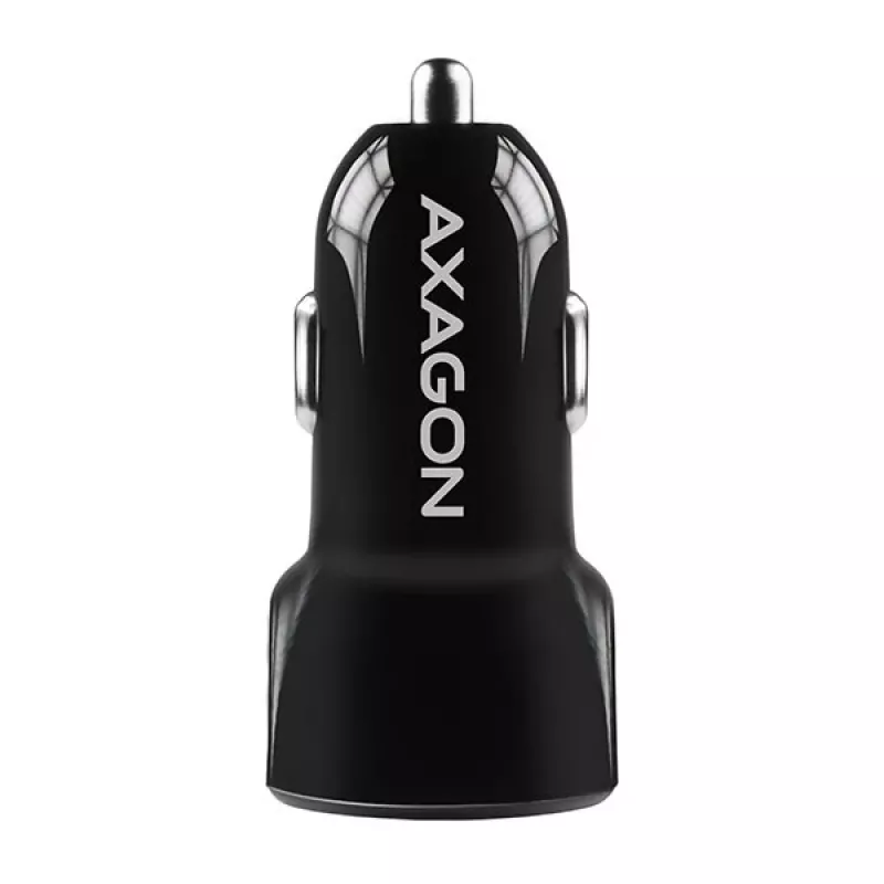 Axagon PWC-5V5 SMART auto-oplader 24W, 2x USB-A-poort, 5V/2,4A + 5V/2,4A