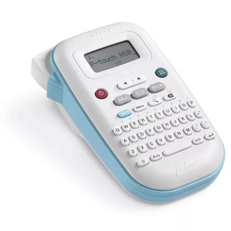 Labelprinter Brother PT-N10 thermotransfer — max. breedte 12 mm, printsnelheid 9 mm/s, LCD, op batterijen