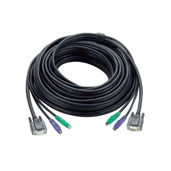 KVM-kabel ATEN PS/2 HDB 1,2 m zwart
